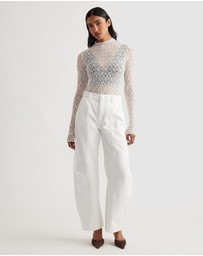 Decjuba - Amber Lace Long Sleeve Top