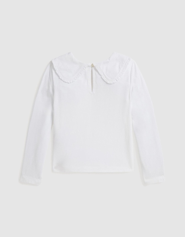 Polo Ralph Lauren - Ruffled Cotton Jersey Tee - Kids