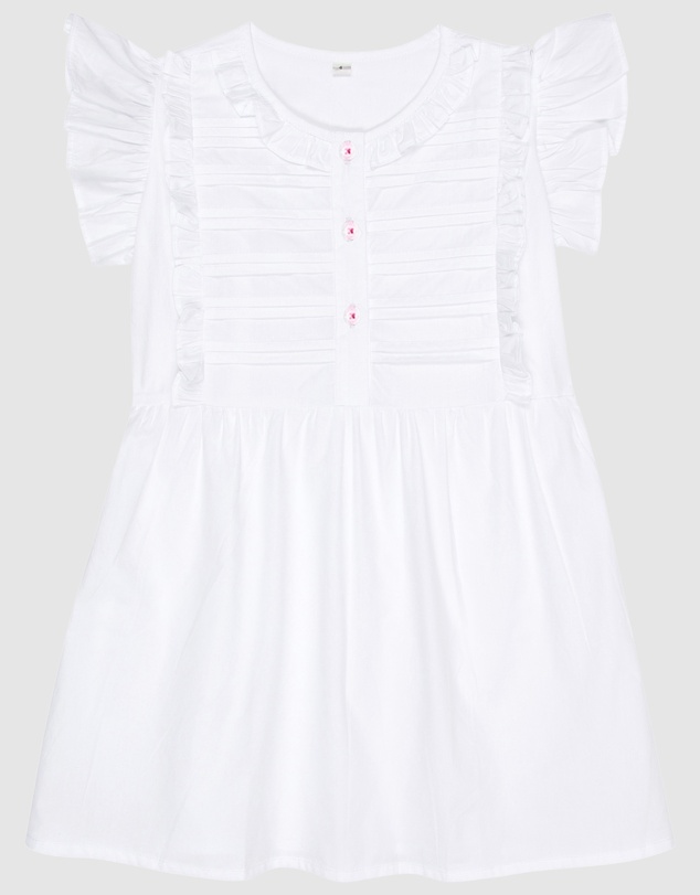 Sant And Abel - Girls Billie White Dress