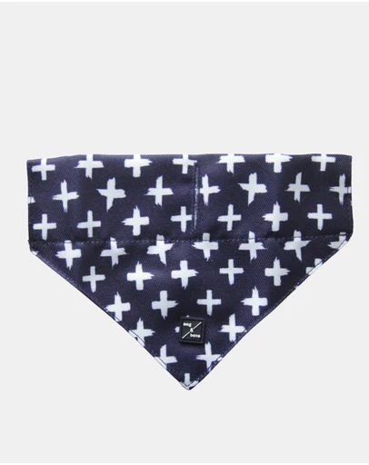 Mog & Bone - Dog Bandana - Navy Cross Print