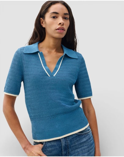 rag & bone - Costi Short Sleeve Polo