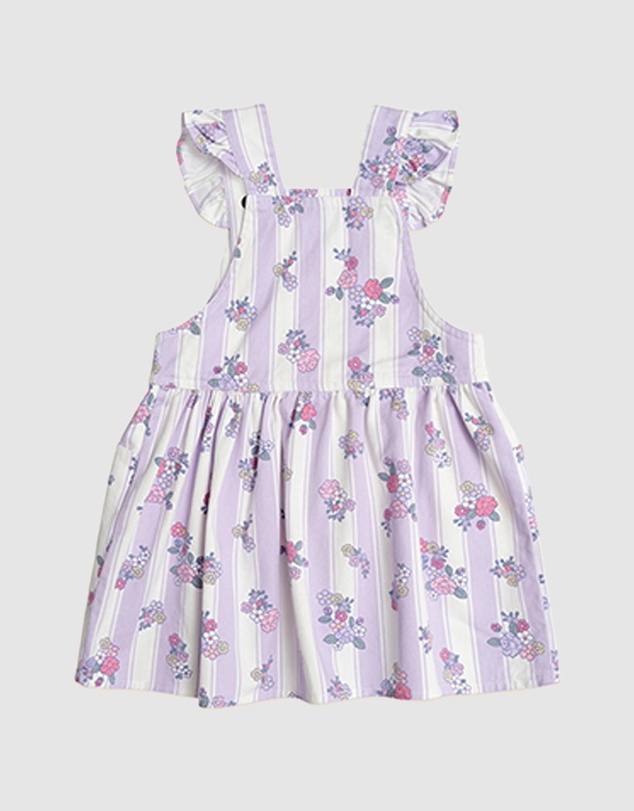 Huxbaby - Vintage Bloom Pinafore Dress - Babies-Kids