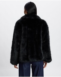 Honey and Beau - Gracia Faux Fur Jacket