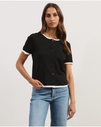 Atmos&Here - Brit Fine Knit SS Top
