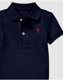 Polo Ralph Lauren - Soft Cotton Polo Bodysuit - Babies