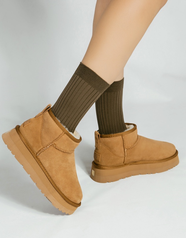 Ozwear Connection Uggs - Ugg Classic Platform Ultra Mini Boots (Water Resistant)