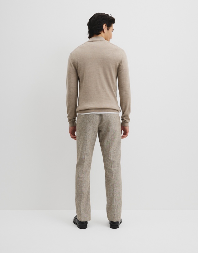 Country Road - Australian Merino Long Sleeve Vam Half Zip Knit