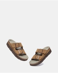 EVERAU - EverAU Ugg Sandal Platform Cow Suede Upper Sandals