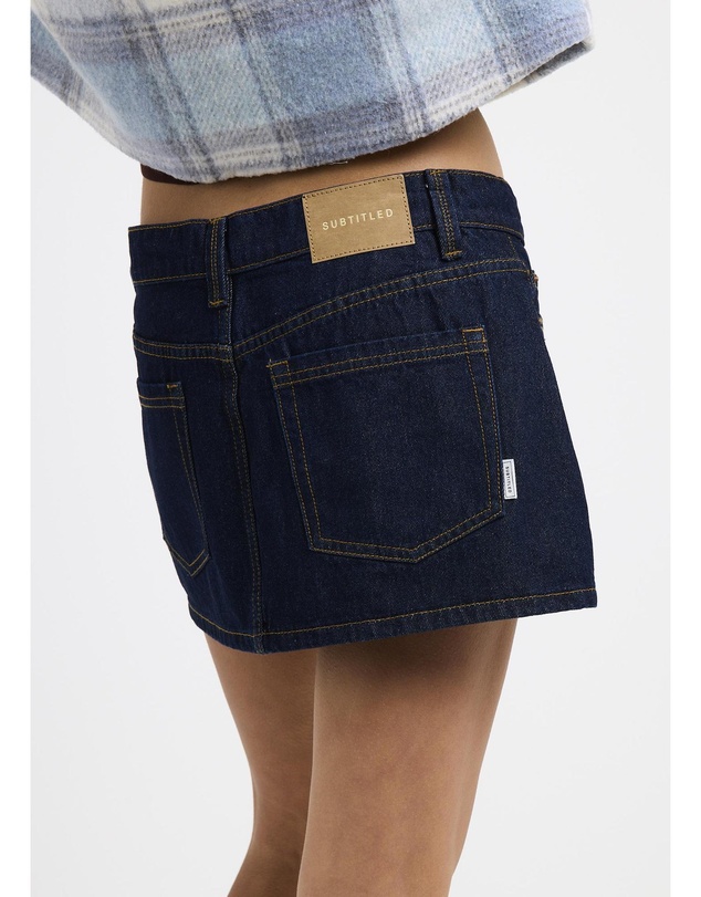 Subtitled - Tide Low Rise Mini Skirt