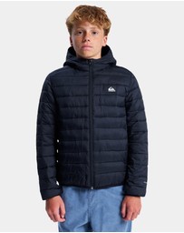 Quiksilver - Boys 8 to 16 Scaly Puffer Jacket
