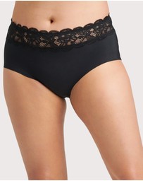 Ava & Audrey  - Ava & Audrey Tilly Microfibre & Lace Full Brief