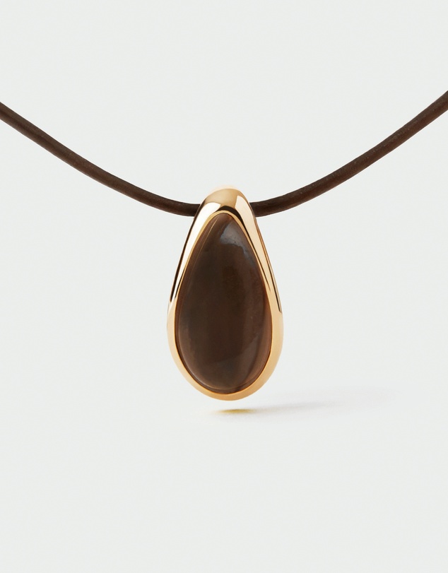 PDPAOLA - Quartz Luna Cord Necklace