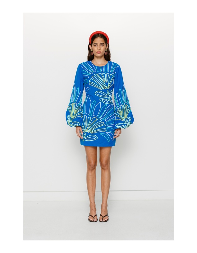The Wolf Gang - Luna Mini Dress - Fern