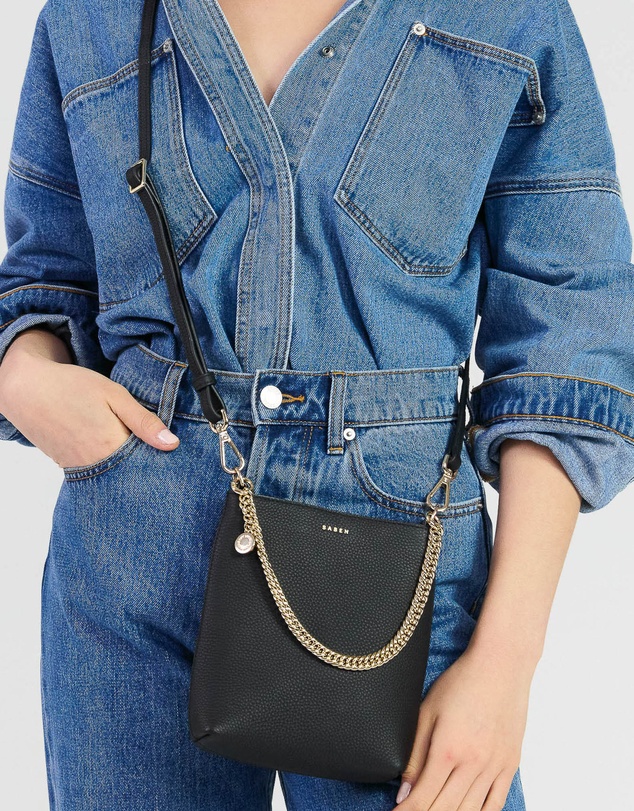 SABEN - Coco Leather Cross-body Bag