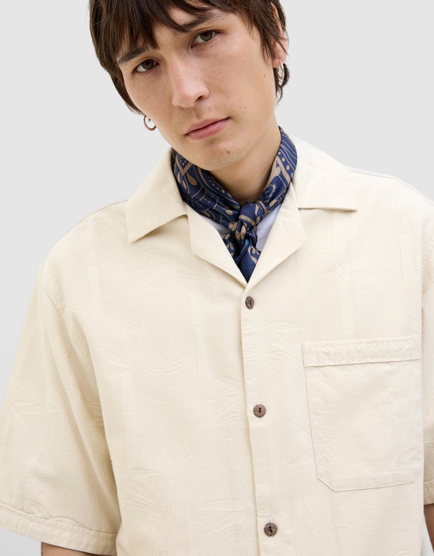 Jack & Jones - Bluluke Jacquard Short Sleeve Resort Shirt