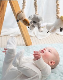 Living Textiles - Reversible Quilted Cot Comforter - Australiana
