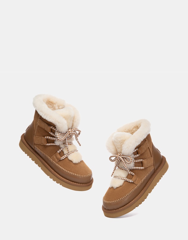 EVERAU - Australian Shepherd Ugg Elvora Cow Suede Upper UGG Boots