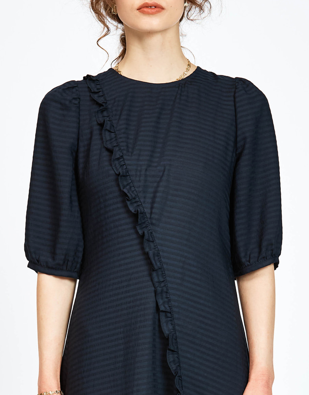 bul - Viola Dress Navy Stripe