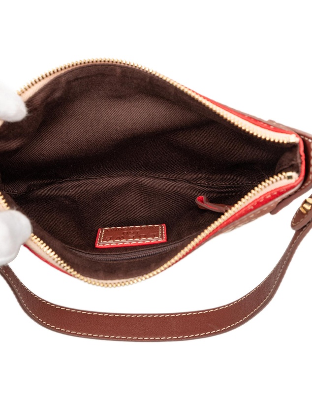 Pre-Loved by Azura Reborn - Pre-Loved 160th Anniversary Suede Trimmed Canvas Shoulder Bag