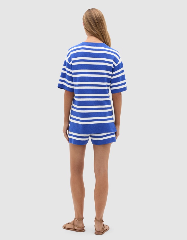 Seed Heritage - Boucle Stripe Oversized Tee