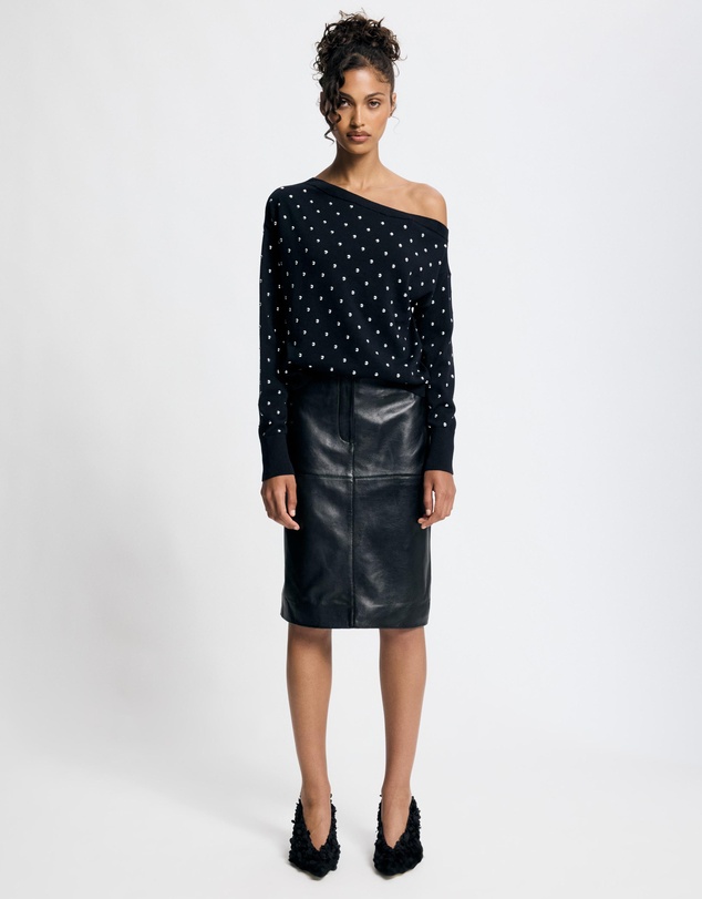 Lover - Ramona Stud Asymmetrical Jumper