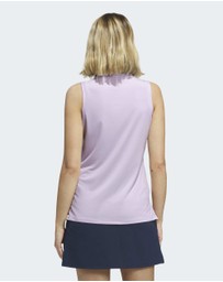 adidas Performance - Ultimate365 Solid Sleeveless Polo Shirt Womens