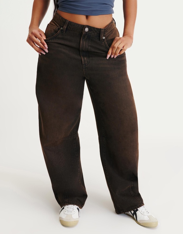 Cotton On - Curvy Barrel Jeans