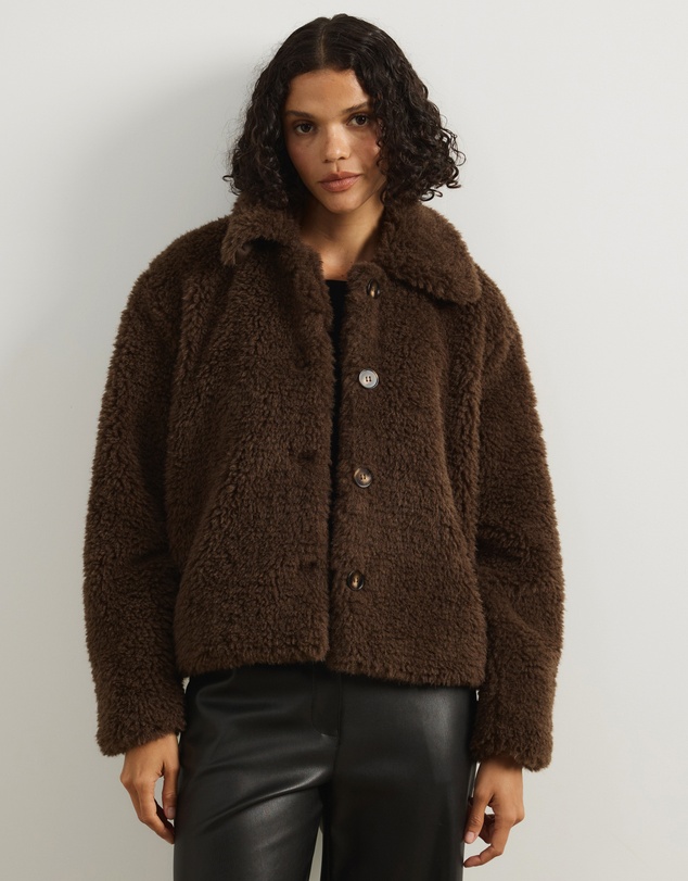 Atmos&Here - Marigold Shearling Jacket