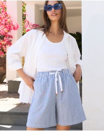 CAMIXA - Panthea Linen Shorts