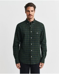 Gant - Regular Fit Classic Checked Poplin Shirt