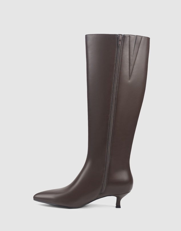 Verali - Olive Knee High Boots
