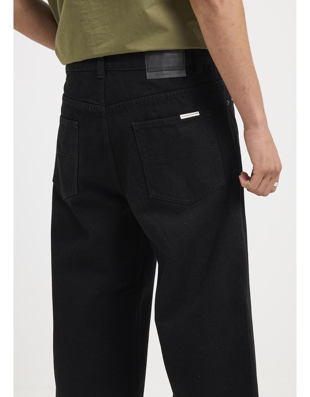 Black Noise White Rain - Raven Relaxed Denim Jeans