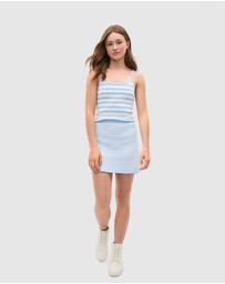 Seed Heritage - Stripe Knit Skirt - Teen