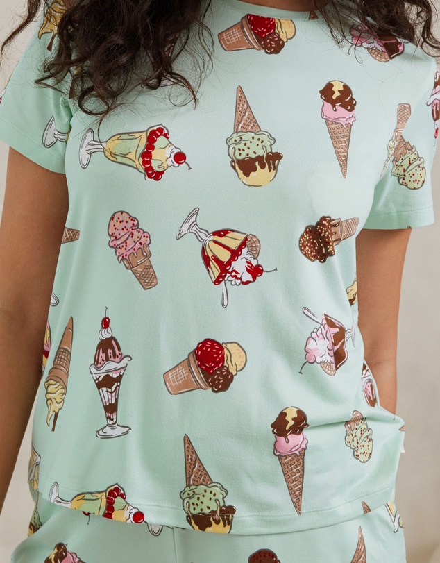 Chelsea Peers - Ice Cream Print Short Pyjama Set