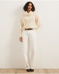 Atmos&Here - Zuri Cable Knit Sweater