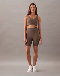 Calvin Klein Sport - Modern Ribbed Sport Biker Shorts