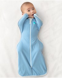 Love to Dream - Swaddle Up 1.0 TOG Stretch Cotton in Dusty Blue
