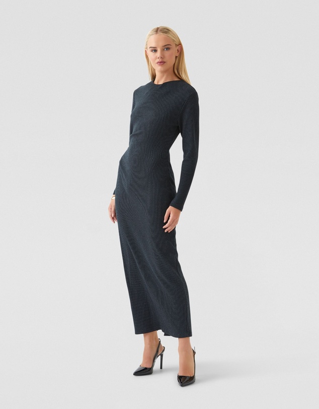 Oxford - Hartley Pinstripe Knit Dress
