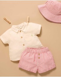 Purebaby - Striped Set -Kids-Babies