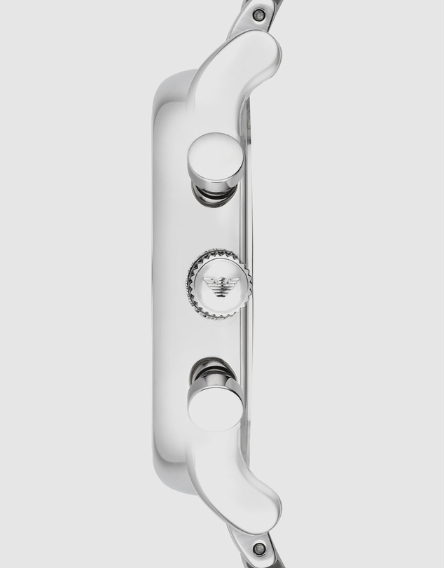 Emporio Armani - Silver Tone Chronograph Watch