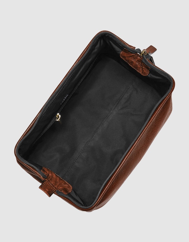 Fossil - Travel Cognac Shave Kit