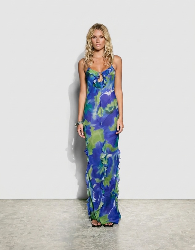 Isabelle Quinn - Kyra Ruffle Maxi Dress