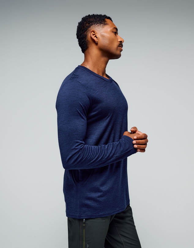 Kathmandu - 100% Merino Long Sleeve V-Top