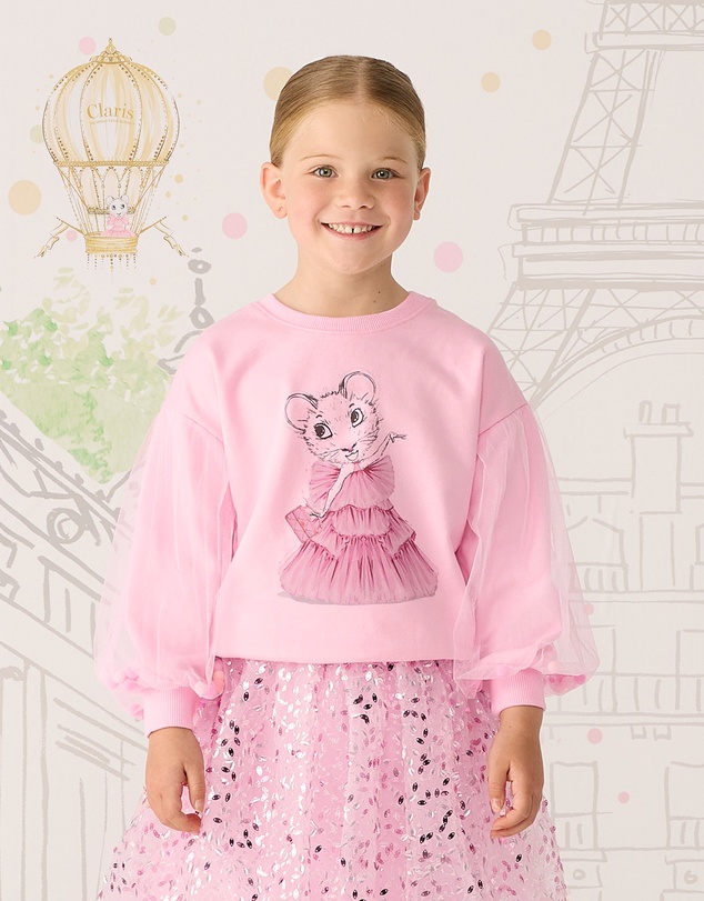 Rock Your Kid - Claris the Mouse Sweatshirt
