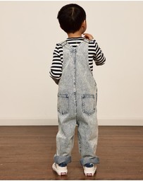 Goldie + Ace - AUSTIN VINTAGE WASHED DENIM OVERALLS