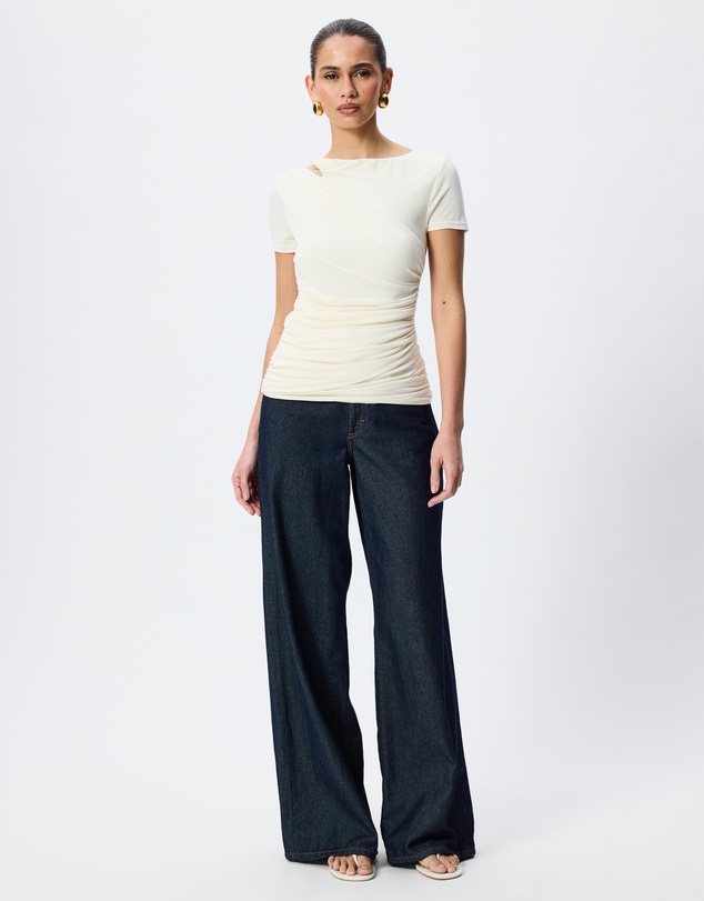 Tussah - Morgan Twist Detail Short Sleeve Top