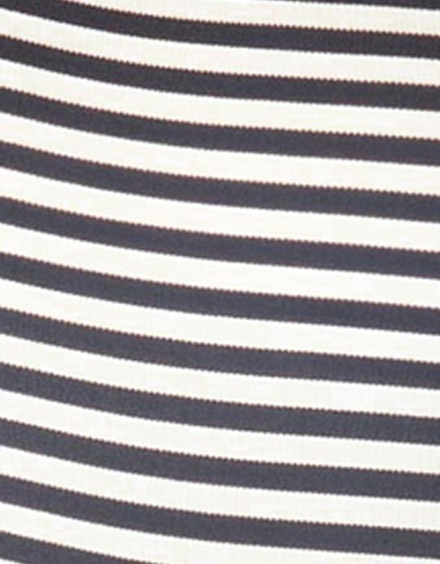 Michael Kors - Crinkle Stripe Padded Cup One Shoulder Swimsuit
