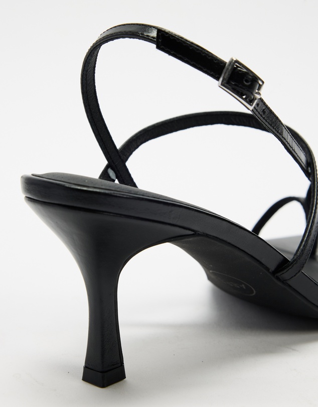 AERE - Alina Leather Strap Heels