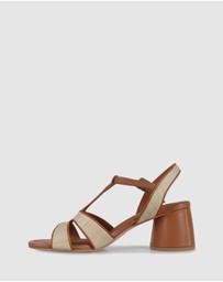 S by Sempre Di - Josette Block Sandals