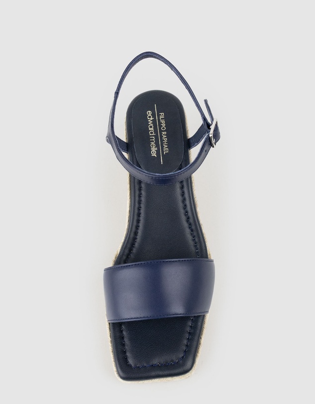 Edward Meller - MARILYN Square Toe Sandal Espadrille